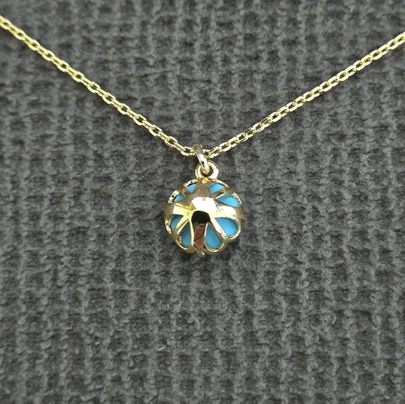 Kate Spade♠️ "That Sparkle" Turquoise🩵 Pendant Necklace - NWT - Picture 10 of 16